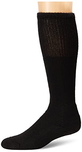 thorlos Unisex MCB Combat Thick Padded Sock, Black, Large von Thorlos