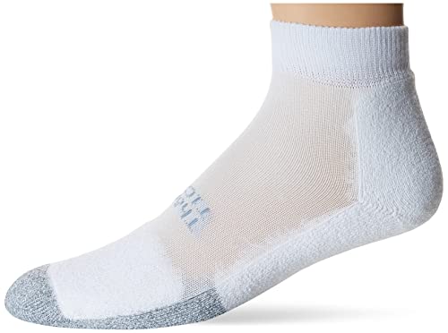 thorlos Unisex T1CMU Tennis Thin Padded Ankle Sock, White, Small von Thorlos