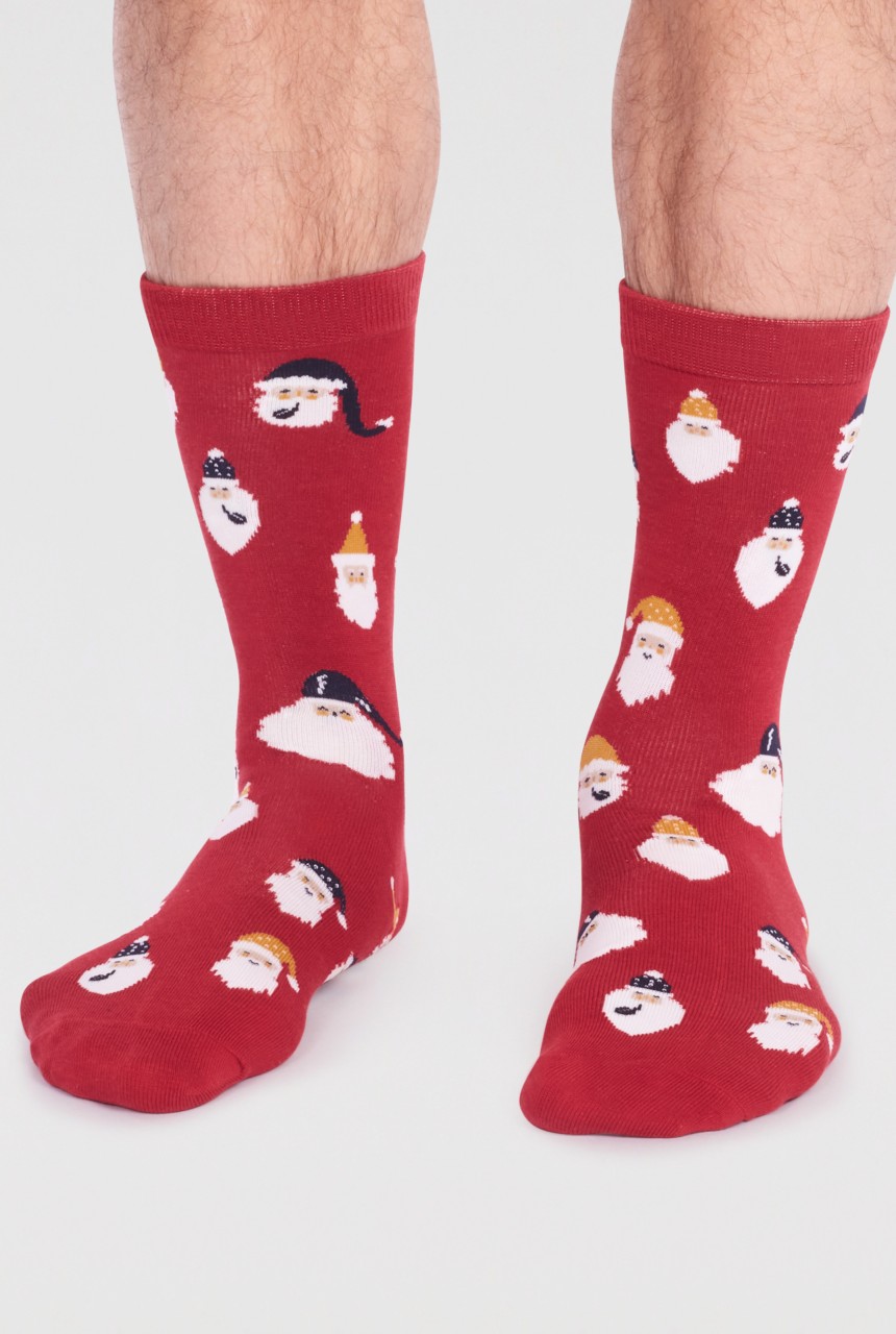 ALFREDO BAMBOO CHRISTMAS SNOWMAN SOCKS | thought | vegane... 40-46 von thought