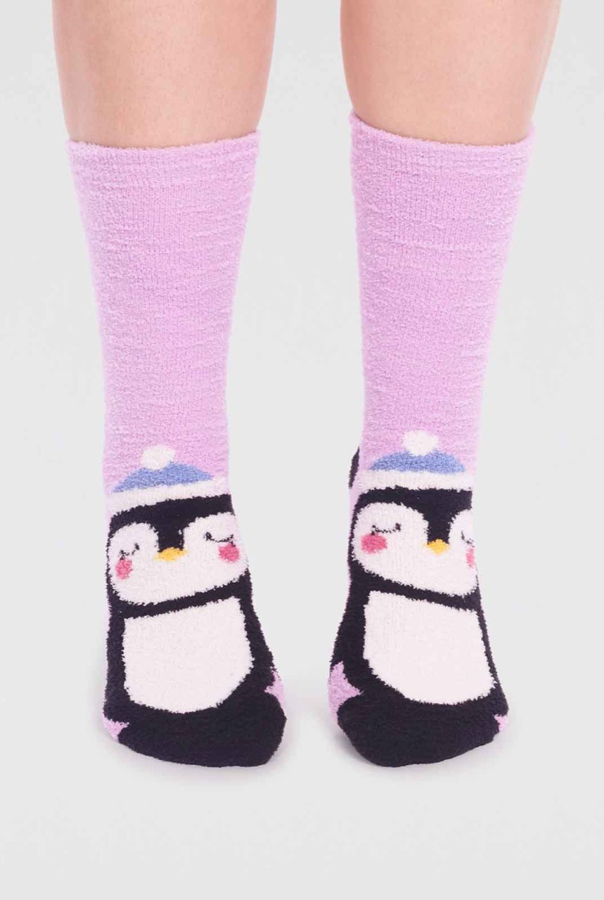 BILLIE RECYCLED POLYESTER ANIMAL FLUFFY SOCK | thought | ... 36-40 von thought