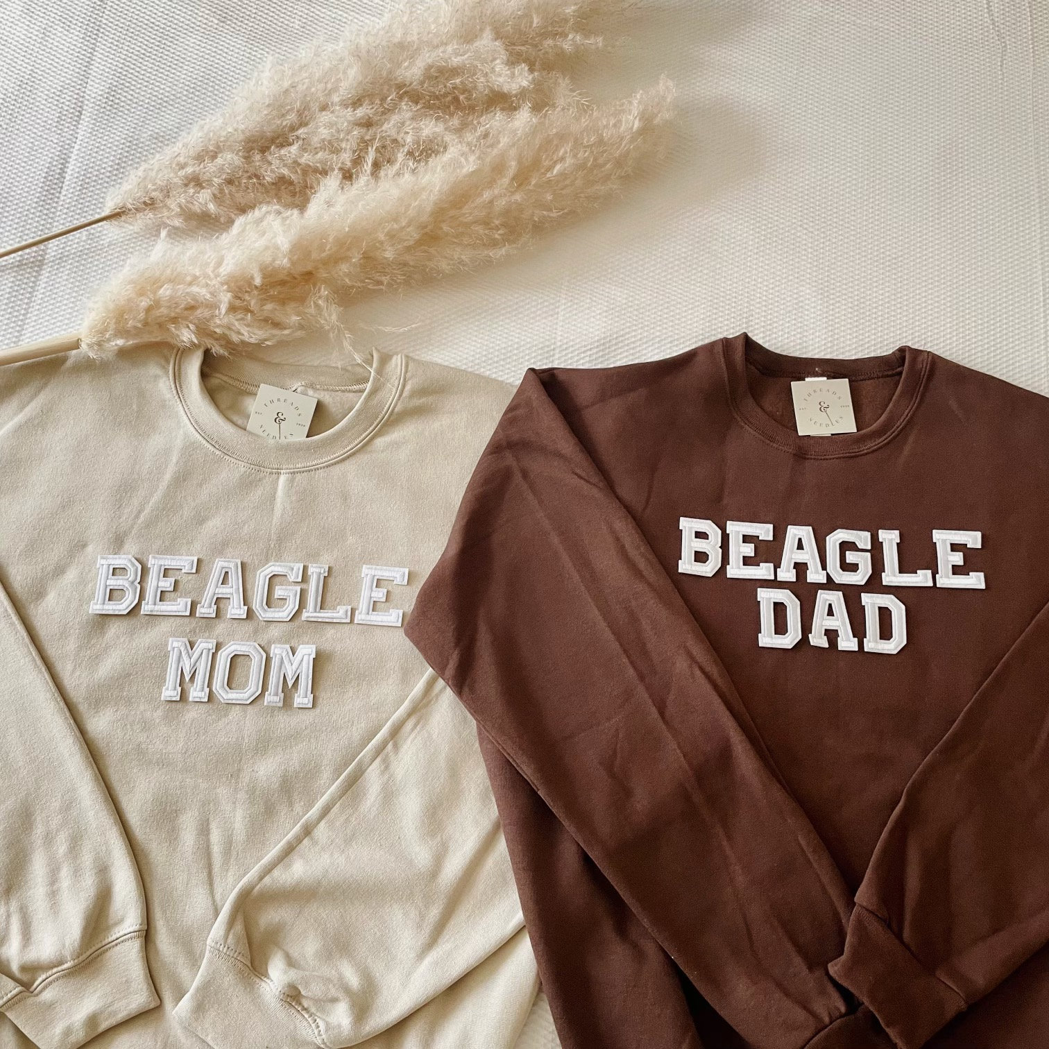 Beagle Mama Sweatshirt | Dad Hunde Beagle-Sweatshirt Papa Geschenk Geschenke von threadsandneedlesCHI