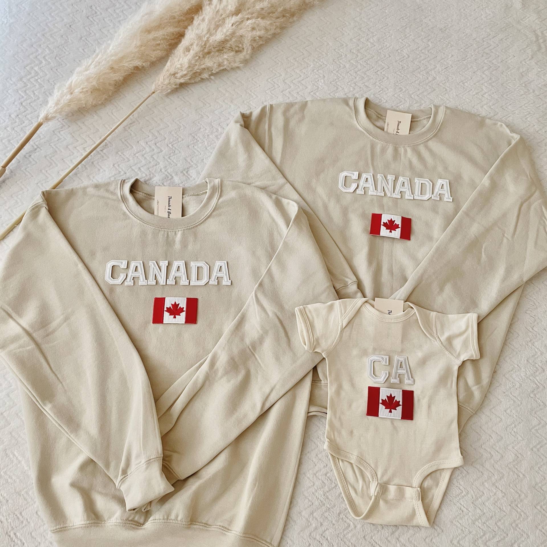 Mama Und Ich Passende Outfits | Tochter Outfit Mini Shirts |Papa Baby |Canada Familien Shirt Kanada Sweatshirt von threadsandneedlesCHI