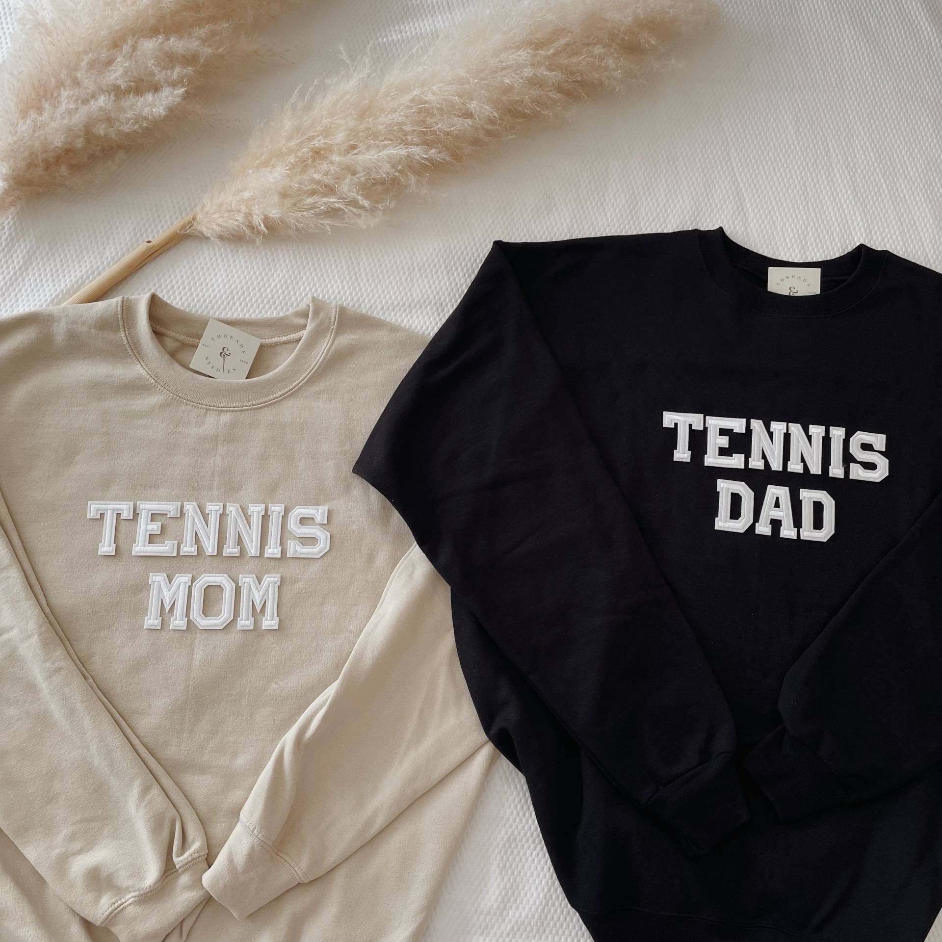 Tennis Mom Sweatshirt | Dad Pullover Mama Geschenk Papa |Tennis von threadsandneedlesCHI