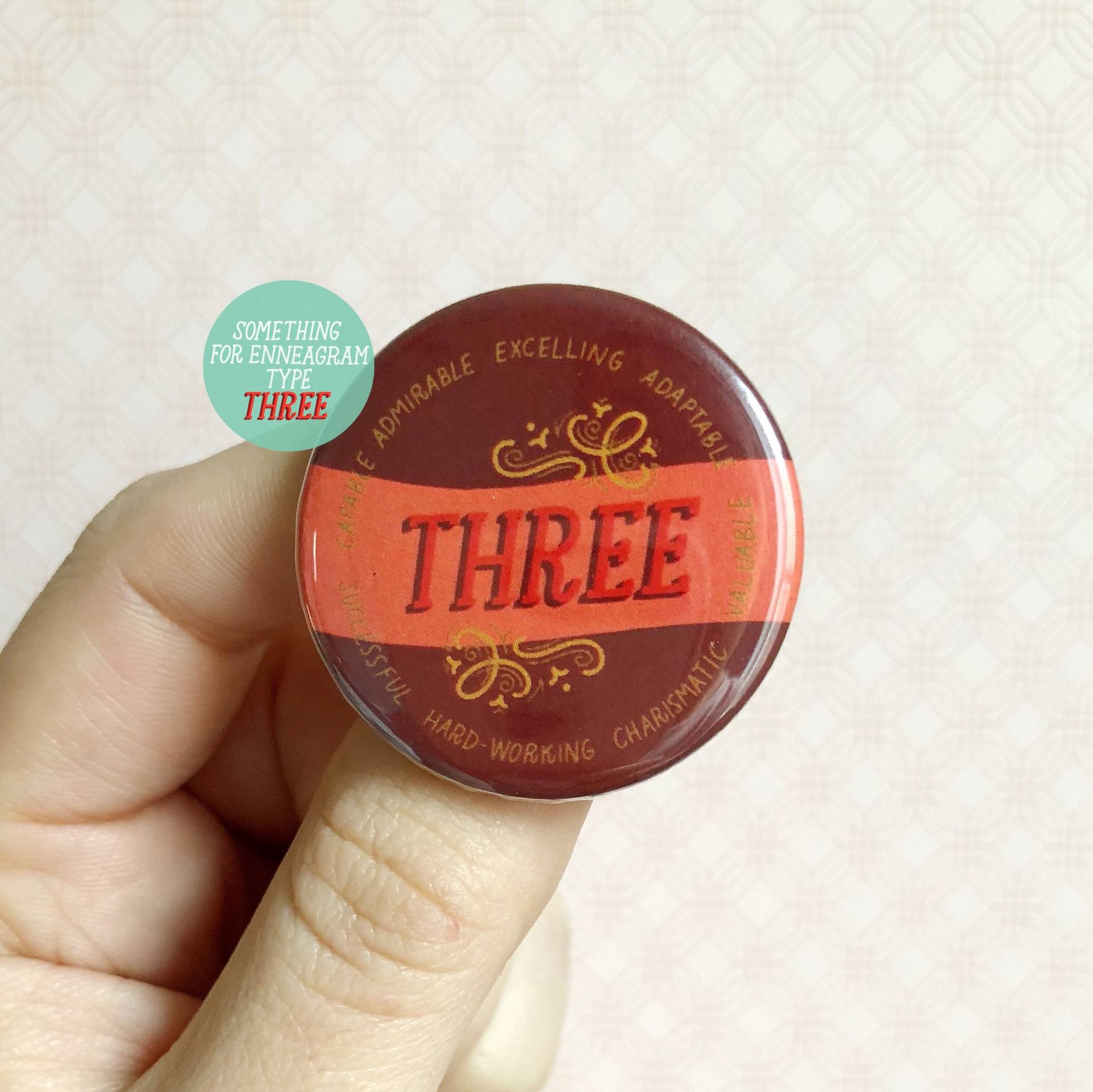 Enneagramm Button | Ermutigung Geschenk Selbstliebe Selbstpflege Achtsamkeit Enneagramm Button | Ermutigung Geschenk Selbstliebe Selbstpflege Achtsamkeit von threeletterbirds