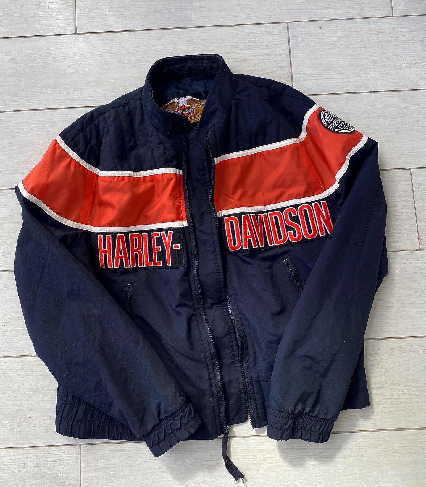Harley Davidson Motor Cycle Jacke von thriftshopks