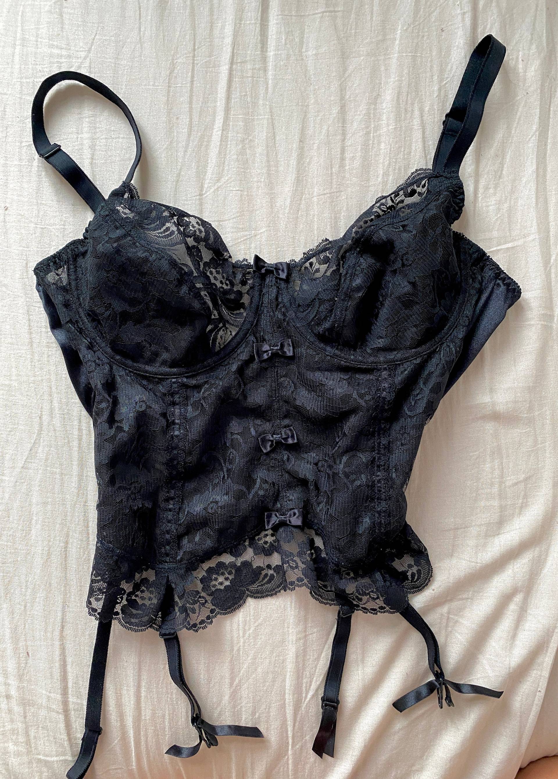 Schwarzes Elegantes Korsett von thriftshopks