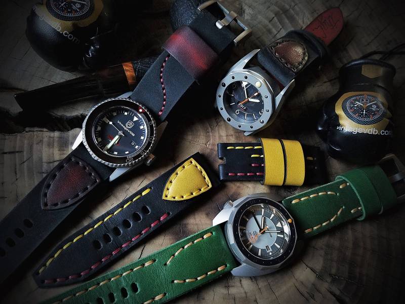 Benutzerdefinierte 12Olockapp Vintage Rustikale Uhrenarmband Vdb Kavetsmann Panerai Echte Handgemachte Erstaunliche Horween Uhrenarmband Ooak Iwatch von thyConstantine