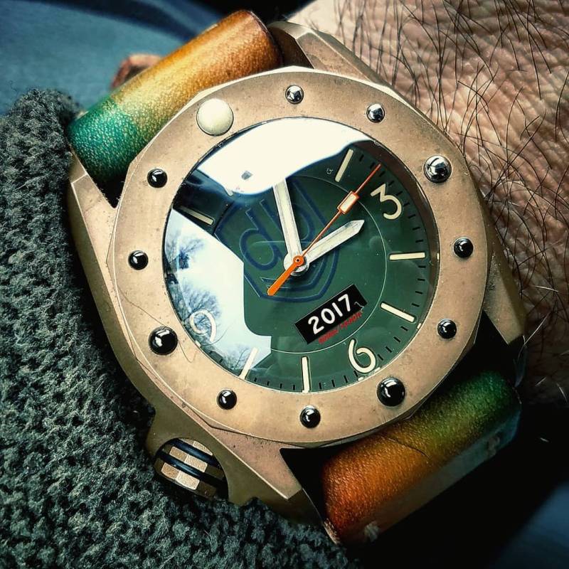 Inhouse Handdye Rustikal Goodness Vdb Ennebi Panerai Iwc Iwatch Personalisierte Leder Armband Band Custom Handmade Amazing Horween Unisex von thyConstantine