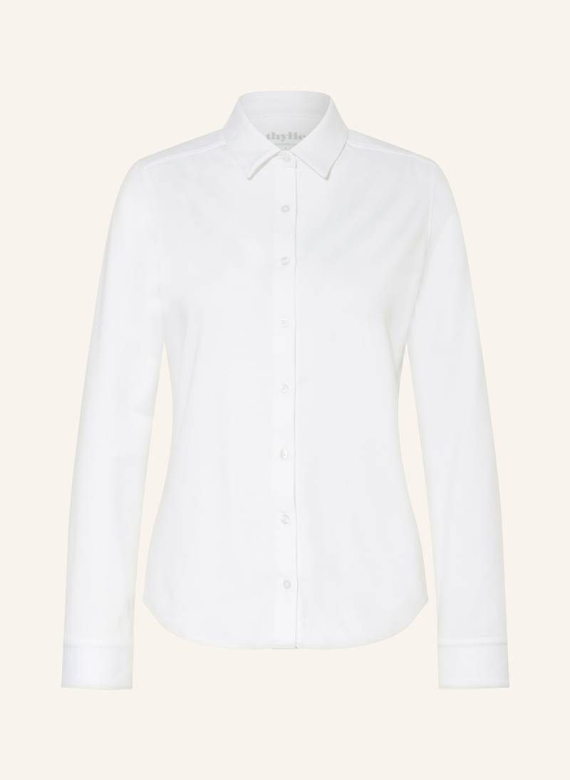Thylie Hemdbluse Laurel Aus Jersey weiss Thylie Hemdbluse Laurel Aus Jersey weiss von thylie