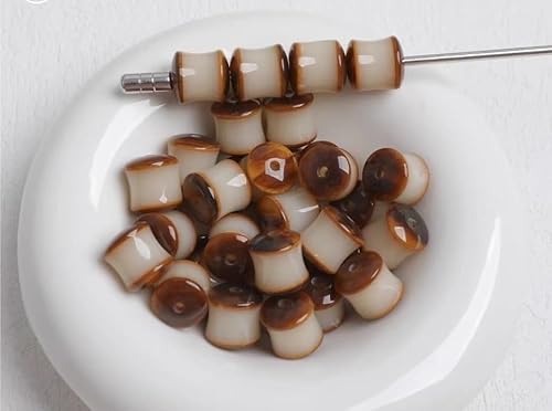 tiHtYYfs Handgemachte Perlen Harzzylinderperlen DIY handgemachtes Schmuckarmbandzubehör (Color : C, Size : One size) von tiHtYYfs