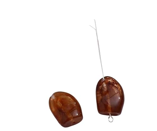 tiHtYYfs Handgemachte Perlen Unregelmäßige Bernsteinharzperlen DIY handgemachtes Schmuckarmband-Halskettenzubehör (Color : A, Size : One size) von tiHtYYfs