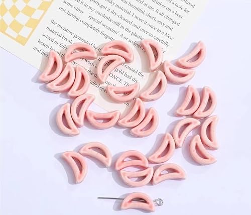 tiHtYYfs Handgemachte Perlen Unregelmäßige bunte Keramikperlen DIY handgefertigte Ohrringe Zubehörmaterialien (Color : F, Size : 3) von tiHtYYfs