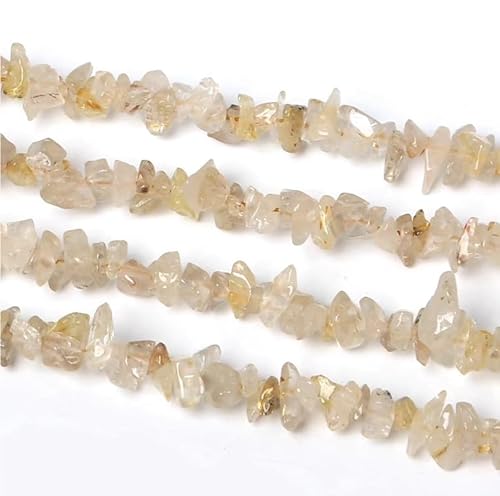 tiHtYYfs Handgemachte Perlen Unregelmäßiger natürlicher Achat-Schotter for Selbermachen, Ohrringe, Perlen, Armband, Zubehör, Materialien, 3–5 mm (Color : D) von tiHtYYfs
