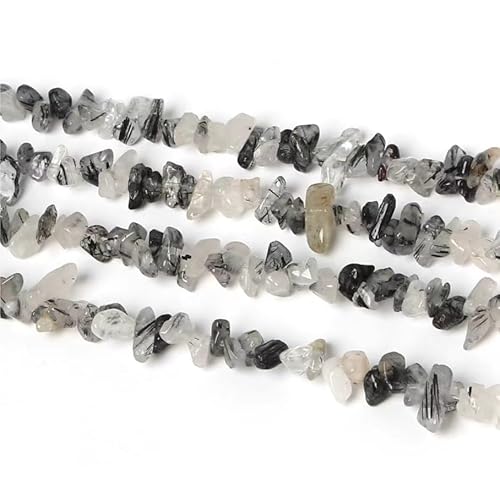 tiHtYYfs Handgemachte Perlen Unregelmäßiger natürlicher Achat-Schotter for Selbermachen, Ohrringe, Perlen, Armband, Zubehör, Materialien, 3–5 mm (Color : I) von tiHtYYfs