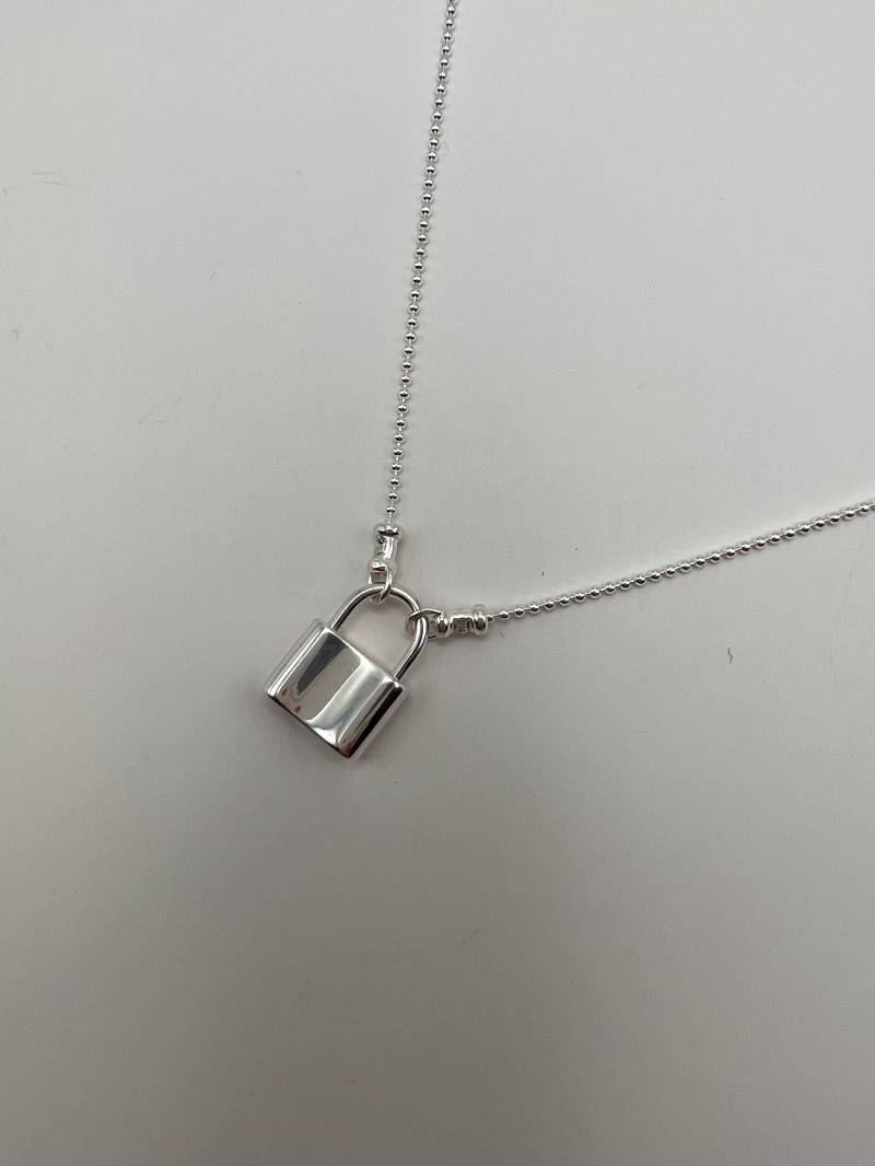 Schloß-Halskette Auf Sterling Silber Kette von tianam