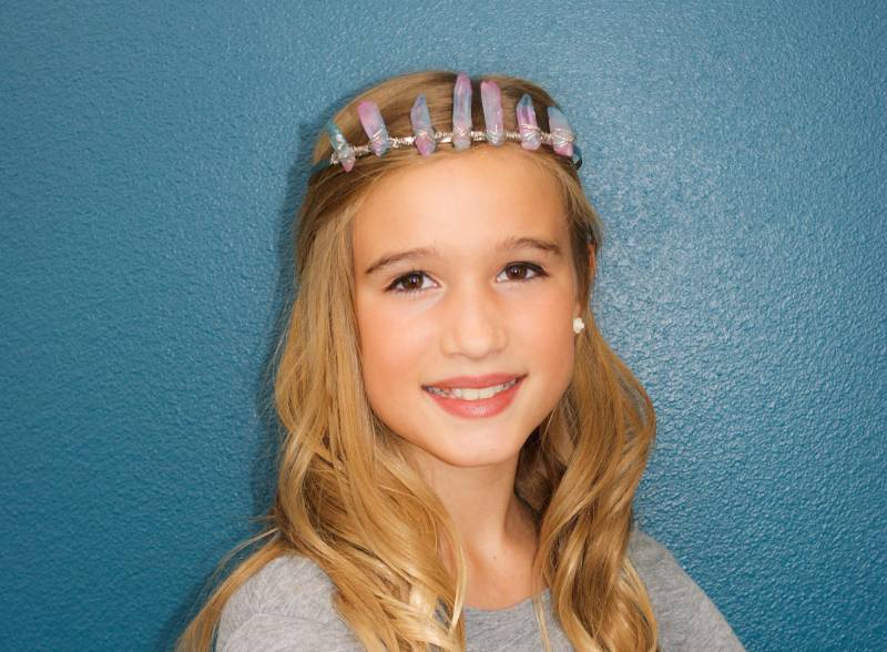 Natürliche Bergkristall Tiara Natürliche Bergkristall Tiara von tiarasbyjill
