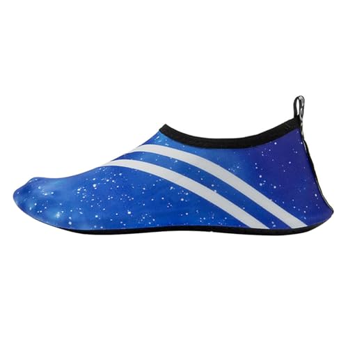 ticticlily Badeschuhe Damen Slip on Barfußschuhe Breathable Badelatschen Leicht Barfuss Schuhe Wasserschuhe für Beach Pool Surfen Yoga B Blau 40/41 EU von ticticlily