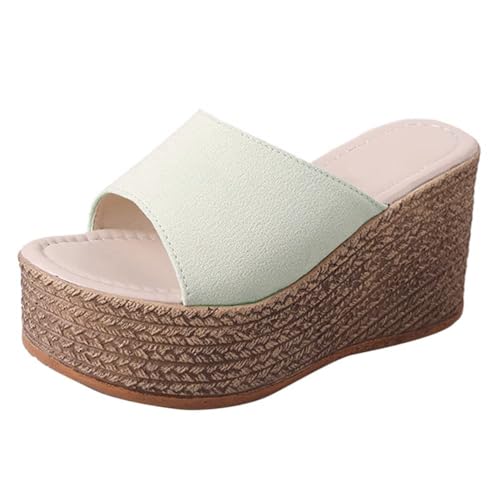 ticticlily Damen Sandalen Plateausohle Peep Toe Sandaletten Wedge Offene Schuhe Slingback Sandalen Sommer Lässige Keilabsatz Sandalen Bequeme Mode C Weiß 39 EU ticticlily Damen Sandalen Plateausohle Peep Toe Sandaletten Wedge Offene Schuhe Slingback Sandalen Sommer Lässige Keilabsatz Sandalen Bequeme Mode C Weiß 39 EU von ticticlily