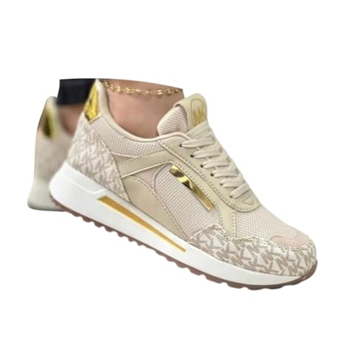 ticticlily Damen Sneaker Flach Leichte Plateau Freizeitschuhe Casual Schuhe für Alltagskleidung A Aprikose 42 EU ticticlily Damen Sneaker Flach Leichte Plateau Freizeitschuhe Casual Schuhe für Alltagskleidung A Aprikose 42 EU von ticticlily