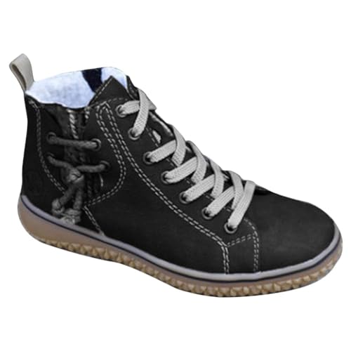ticticlily Damen Stiefel Herbst Winter Warm Gefütterte Atmungsaktiv Schneestiefel Verschleißfest Schlupfstiefel Kurzschaft Stiefel Sport Boots Schwarz 36 EU ticticlily Damen Stiefel Herbst Winter Warm Gefütterte Atmungsaktiv Schneestiefel Verschleißfest Schlupfstiefel Kurzschaft Stiefel Sport Boots Schwarz 36 EU von ticticlily