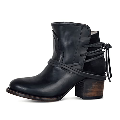 ticticlily Damen Stiefel Klassische Stiefeletten Blockabsatz Plateau Winterstiefel Bequem Elegant Wanderschuhe A Schwarz 36 EU ticticlily Damen Stiefel Klassische Stiefeletten Blockabsatz Plateau Winterstiefel Bequem Elegant Wanderschuhe A Schwarz 36 EU von ticticlily
