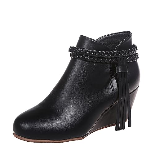 ticticlily Damen Stiefeletten Ankle Boots mit Blockabsatz Comfort Glattleder Frauen Ankle Boots Bootie Herbst Winter Stiefel Stiefelette Knöchel Schuhe Worker Boots Schneestiefel Schuhe B Schwarz 40 ticticlily Damen Stiefeletten Ankle Boots mit Blockabsatz Comfort Glattleder Frauen Ankle Boots Bootie Herbst Winter Stiefel Stiefelette Knöchel Schuhe Worker Boots Schneestiefel Schuhe B Schwarz 40 von ticticlily