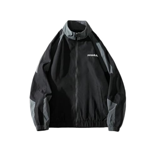 ticticlily Damen Vintage College Jacke Oversize Baseball Varsity Bomberjacke Patchwork Retro Racer Jacke Sweat Jacket C Schwarz M ticticlily Damen Vintage College Jacke Oversize Baseball Varsity Bomberjacke Patchwork Retro Racer Jacke Sweat Jacket C Schwarz M von ticticlily