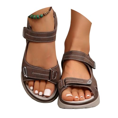 ticticlily Orthopädische Sandalen Damen Ergonomische Gummisohle Rutschfeste Leichte Weiche Trekkingsandalen A Kaffee 40 EU ticticlily Orthopädische Sandalen Damen Ergonomische Gummisohle Rutschfeste Leichte Weiche Trekkingsandalen A Kaffee 40 EU von ticticlily