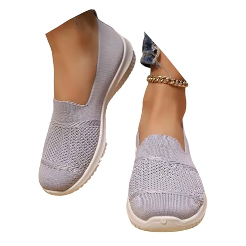 ticticlily Orthopädische Schuhe Damen Bequeme Slip On Sneaker Leichte Atmungsaktiv rutschfest Fitnessschuhe Straßenlaufschuhe A Grau 40 EU ticticlily Orthopädische Schuhe Damen Bequeme Slip On Sneaker Leichte Atmungsaktiv rutschfest Fitnessschuhe Straßenlaufschuhe A Grau 40 EU von ticticlily