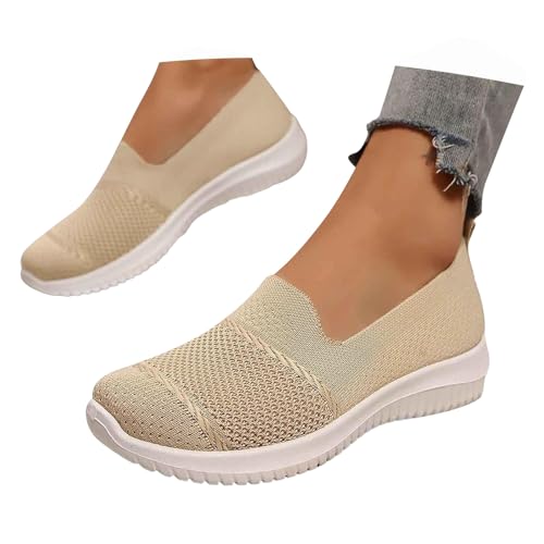 ticticlily Orthopädische Schuhe Damen Bequeme Slip On Sneaker Leichte Atmungsaktiv rutschfest Fitnessschuhe Straßenlaufschuhe A Khaki 36 EU ticticlily Orthopädische Schuhe Damen Bequeme Slip On Sneaker Leichte Atmungsaktiv rutschfest Fitnessschuhe Straßenlaufschuhe A Khaki 36 EU von ticticlily