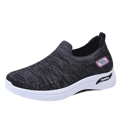 ticticlily Orthopädische Schuhe Damen Sommer Sneaker Walkingschuhe Atmungsaktive Bequeme Slip On Wanderschuhe A Schwarz 38 EU ticticlily Orthopädische Schuhe Damen Sommer Sneaker Walkingschuhe Atmungsaktive Bequeme Slip On Wanderschuhe A Schwarz 38 EU von ticticlily