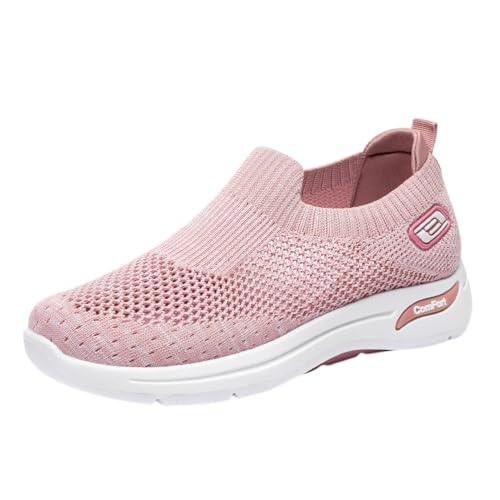 ticticlily Orthopädische Schuhe Damen Sommer Sneaker Walkingschuhe Atmungsaktive Bequeme Slip On Wanderschuhe B Rosa 41 EU ticticlily Orthopädische Schuhe Damen Sommer Sneaker Walkingschuhe Atmungsaktive Bequeme Slip On Wanderschuhe B Rosa 41 EU von ticticlily