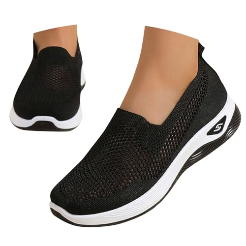 ticticlily Orthopädische Schuhe Damen Walkingschuhe Atmungsaktive Sommerschuhe Bequeme Sneaker A Schwarz 36 EU ticticlily Orthopädische Schuhe Damen Walkingschuhe Atmungsaktive Sommerschuhe Bequeme Sneaker A Schwarz 36 EU von ticticlily