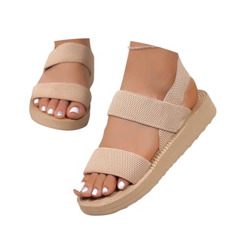 ticticlily Sandalen Damen Sommer Offene Schuhe Sandaletten Plateau Sandalen Bequem Breite Füße Outdoor A1 Khaki 40 EU ticticlily Sandalen Damen Sommer Offene Schuhe Sandaletten Plateau Sandalen Bequem Breite Füße Outdoor A1 Khaki 40 EU von ticticlily