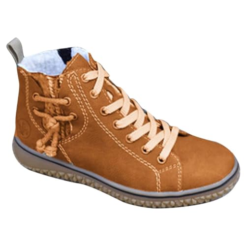 ticticlily Schuhe Damen Sneaker Frauen Schnürschuhe Lose Einlage Braun 41 EU von ticticlily