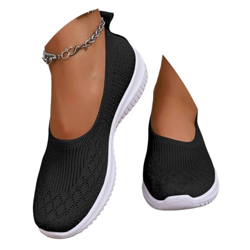 ticticlily Sneaker Damen Slip On Walking Schuhe Leichte Atmungsaktiv Sportschuhe Turnschuhe Bequem Sommerschuhe A Schwarz 38 EU ticticlily Sneaker Damen Slip On Walking Schuhe Leichte Atmungsaktiv Sportschuhe Turnschuhe Bequem Sommerschuhe A Schwarz 38 EU von ticticlily