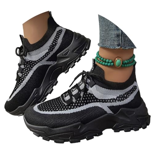 ticticlily Sneaker Damen Sommerschuhe Turnschuhe Atmungsaktiv Leichtgewichts Schnüre Sportschuhe Laufschuhe Outdoor Fitness A Schwarz 41 EU ticticlily Sneaker Damen Sommerschuhe Turnschuhe Atmungsaktiv Leichtgewichts Schnüre Sportschuhe Laufschuhe Outdoor Fitness A Schwarz 41 EU von ticticlily