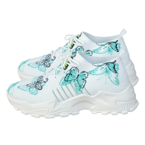 ticticlily Sneaker Damen Weiss Laufschuhe Turnschuhe Sportschuhe mit Schnüre Straßenlaufschuhe Stricken Atmungsaktiv Outdoor Fitness A Grün 38 EU ticticlily Sneaker Damen Weiss Laufschuhe Turnschuhe Sportschuhe mit Schnüre Straßenlaufschuhe Stricken Atmungsaktiv Outdoor Fitness A Grün 38 EU von ticticlily