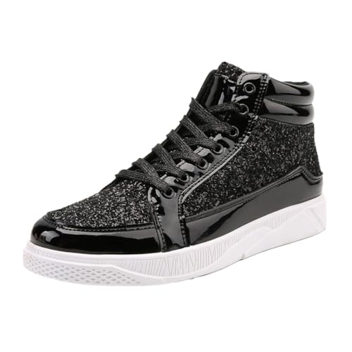 ticticlily Sneaker Herren Pailletten Schuhe Damen Glitzer Sneaker Glänzend Leicht Bequem Laufschuhe Wandern Fitness Turnschuhe Schnürer Schuhe Sportschuhe A Schwarz 39 EU ticticlily Sneaker Herren Pailletten Schuhe Damen Glitzer Sneaker Glänzend Leicht Bequem Laufschuhe Wandern Fitness Turnschuhe Schnürer Schuhe Sportschuhe A Schwarz 39 EU von ticticlily
