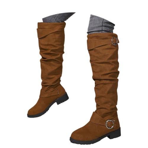ticticlily Stiefel Damen Winter Schuhe Langschaft Boots Hohe Stiefeletten Reitstiefel mit Blockabsatz A Dunkelbraun 41 EU ticticlily Stiefel Damen Winter Schuhe Langschaft Boots Hohe Stiefeletten Reitstiefel mit Blockabsatz A Dunkelbraun 41 EU von ticticlily