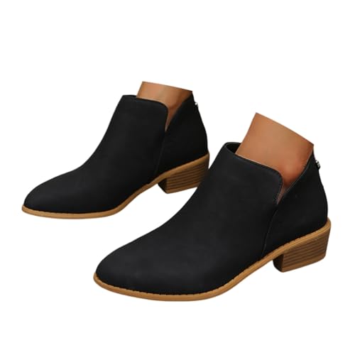 ticticlily Stiefeletten Damen Sommer Orthopädische Stiefel Mit Niedrigem Absatz Spitze Und Reißverschluss Chelsea Boots C Schwarz 40 EU ticticlily Stiefeletten Damen Sommer Orthopädische Stiefel Mit Niedrigem Absatz Spitze Und Reißverschluss Chelsea Boots C Schwarz 40 EU von ticticlily