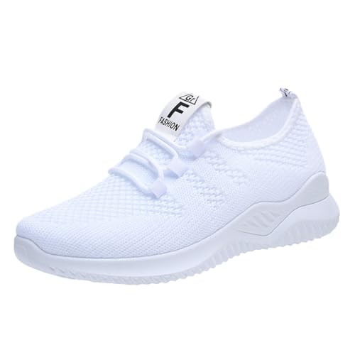 ticticlily Turnschuhe Damen Sneaker Stricken Atmungsaktiv Leichtgewichts Schnüre Sportschuhe Laufschuhe Outdoor Fitness A Weiß 41 EU ticticlily Turnschuhe Damen Sneaker Stricken Atmungsaktiv Leichtgewichts Schnüre Sportschuhe Laufschuhe Outdoor Fitness A Weiß 41 EU von ticticlily