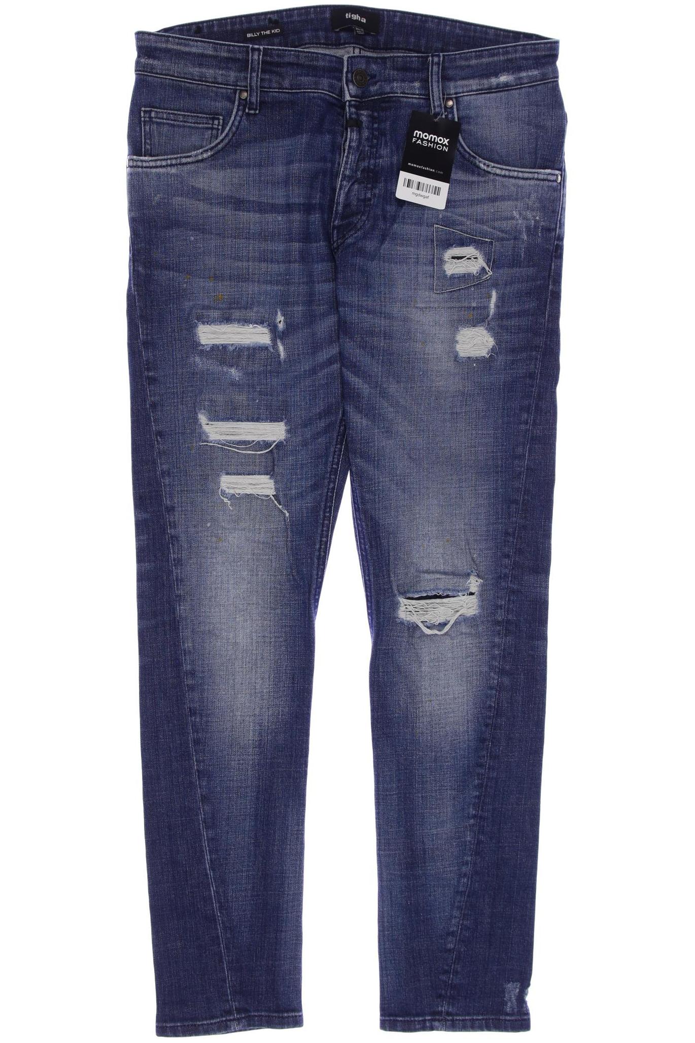 tigha Herren Jeans, blau von tigha