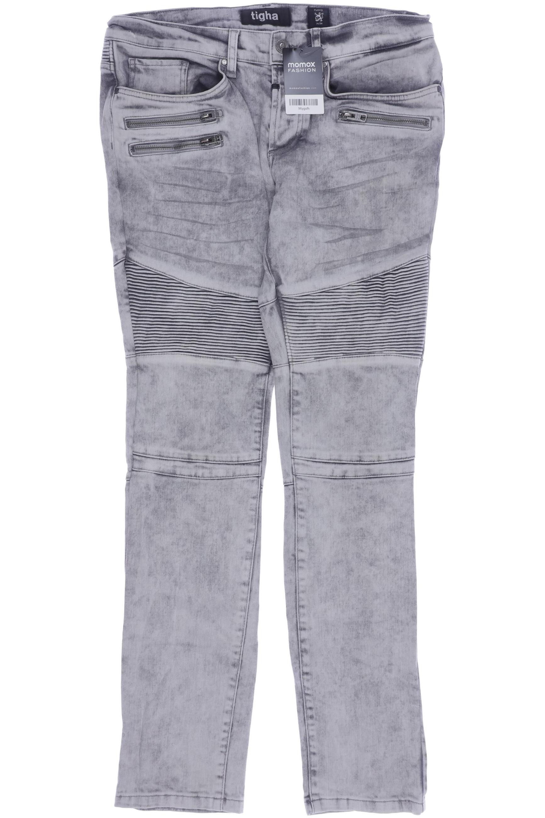 tigha Herren Jeans, grau von tigha