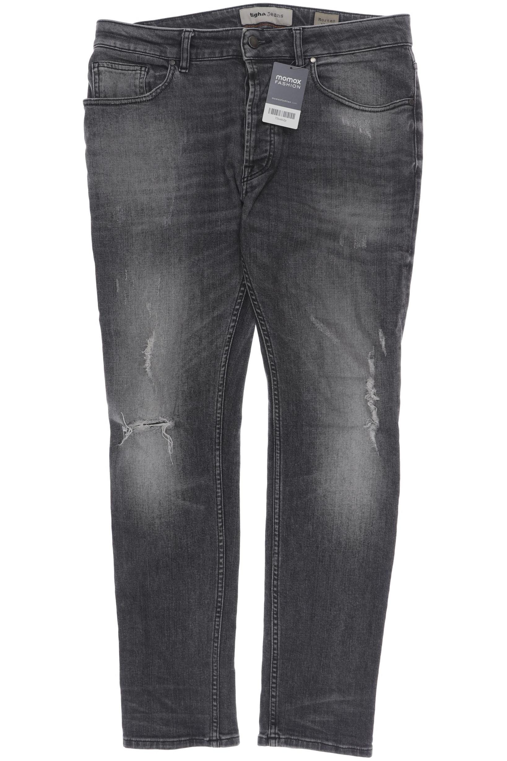 tigha Herren Jeans, grau von tigha