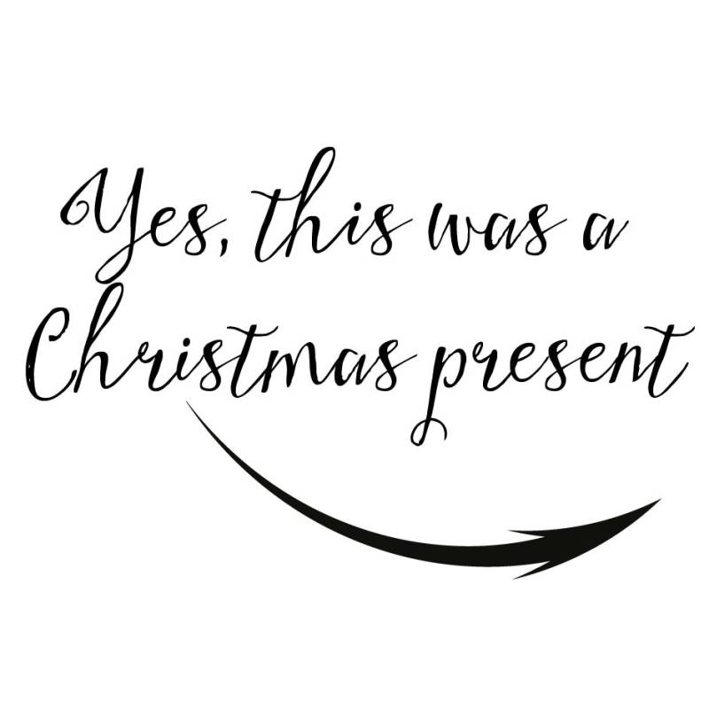 Ja, Das War Ein Weihnachtsgeschenk - Temporäre Stattoo Ja, Das War Ein Weihnachtsgeschenk - Temporäre Stattoo von tillyflopdesigns