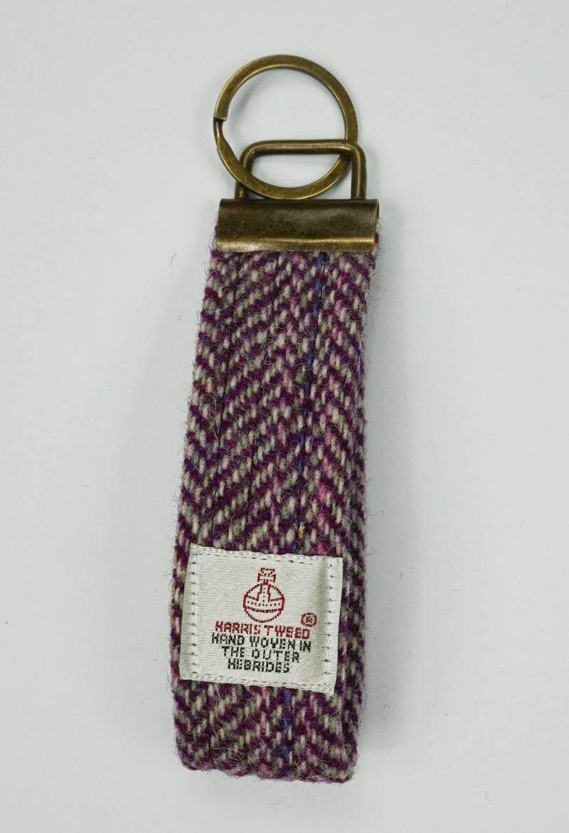 Harris Tweed Schlüsselanhänger Stoff Hoop/Loop Schottisch Männer & Frauen von tillytreemouse