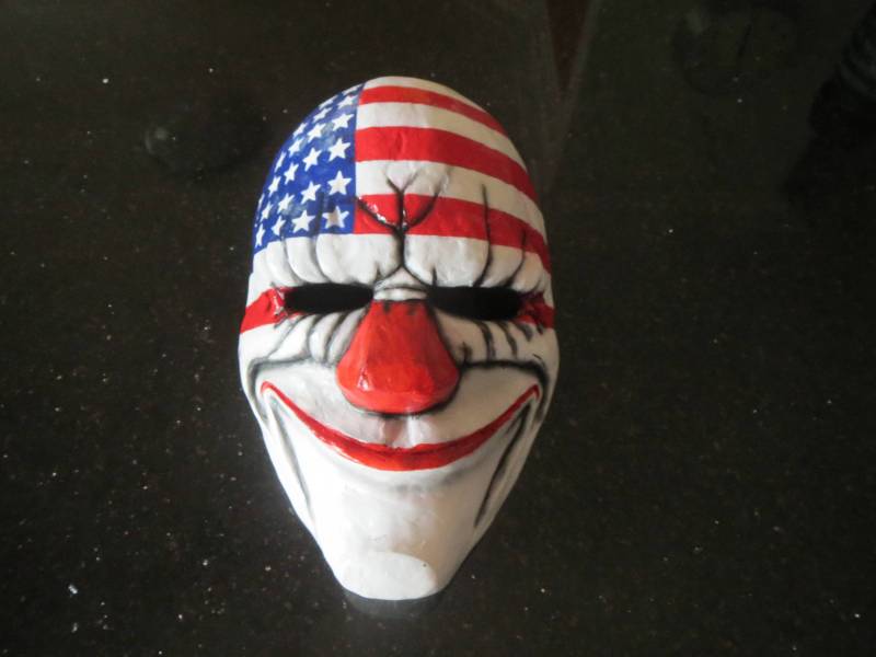 Payday Dallas Fiberglas Maske von timclark27