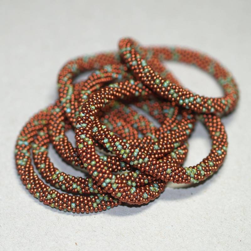 Petina/Halskette Oder Armband Kupfer Und Türkis Perlen Schmuck Perle Häkeln Seil Erdigen Farben Südwesten Petina/Halskette Oder Armband Kupfer Und Türkis Perlen Schmuck Perle Häkeln Seil Erdigen Farben Südwesten von time2cre8