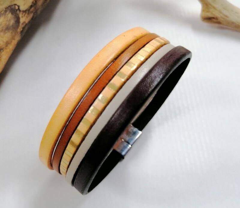 „Monet"-Lederarmband „Monet"-Lederarmband von timecuir